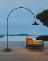 Modern Arc Torchiere Floor Lamp with Flexible Extension and Aluminum Body