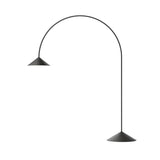 Modern Arc Torchiere Floor Lamp with Flexible Extension and Aluminum Body