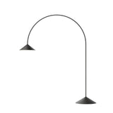 Modern Arc Torchiere Floor Lamp with Flexible Extension and Aluminum Body