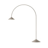 Modern Arc Torchiere Floor Lamp with Flexible Extension and Aluminum Body