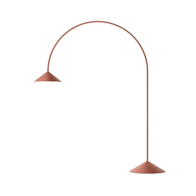 Modern Arc Torchiere Floor Lamp with Flexible Extension and Aluminum Body