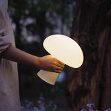 Rechargeable Cordless Mushroom Table Lamp Portable LED Desk Light for Indoor Decor