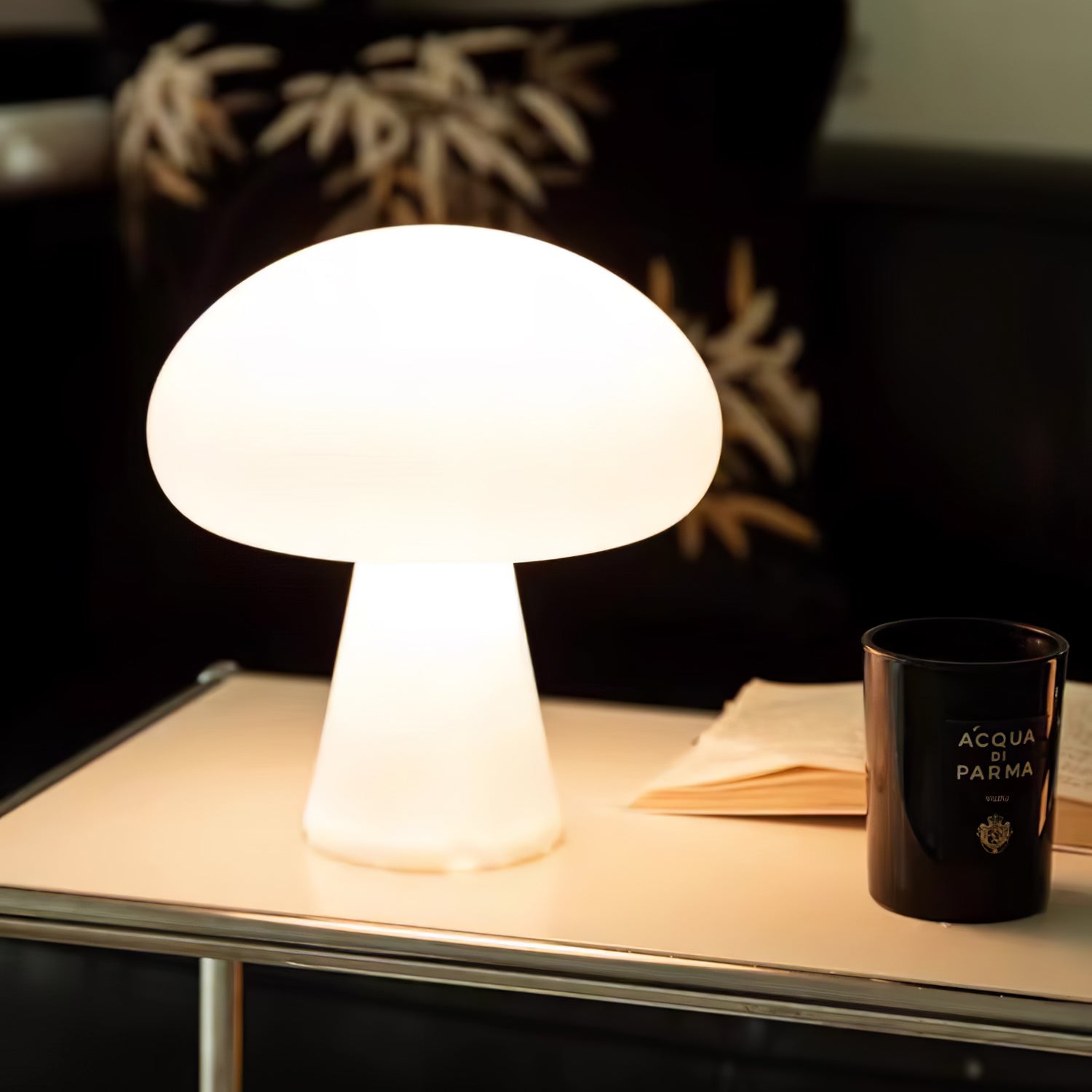 Obello Cordless Portable LED Table Lamp Battery Powered Space Age Indoor Mood Lighting White
