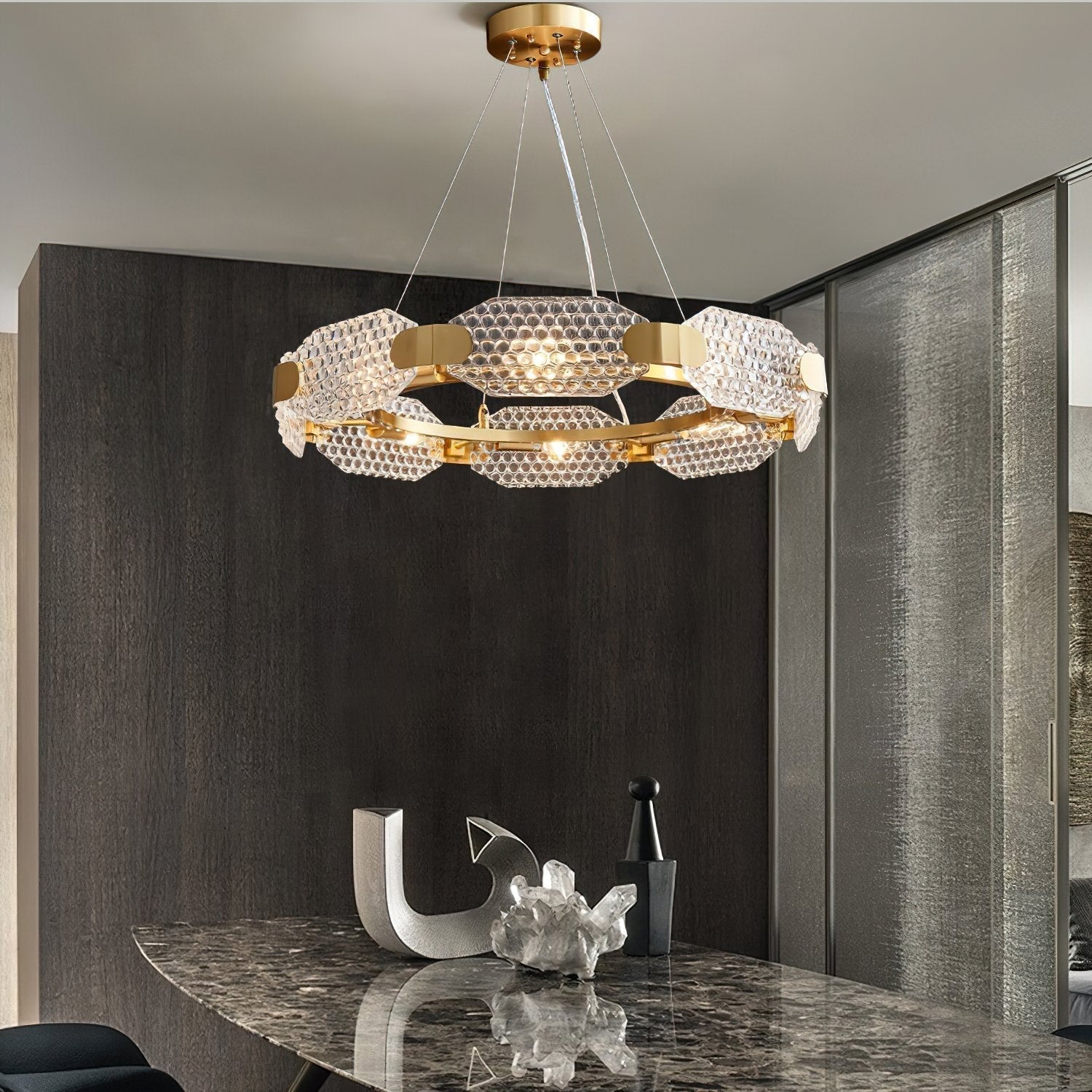 octagonal-hand-blown-glass-chandelier-modern-brass-ceiling-light-for-bedroom-and-dining-area