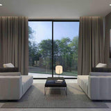 Modern Oda Hand Blown Glass Floor Lamp with Metal Base for Contemporary Home Decor