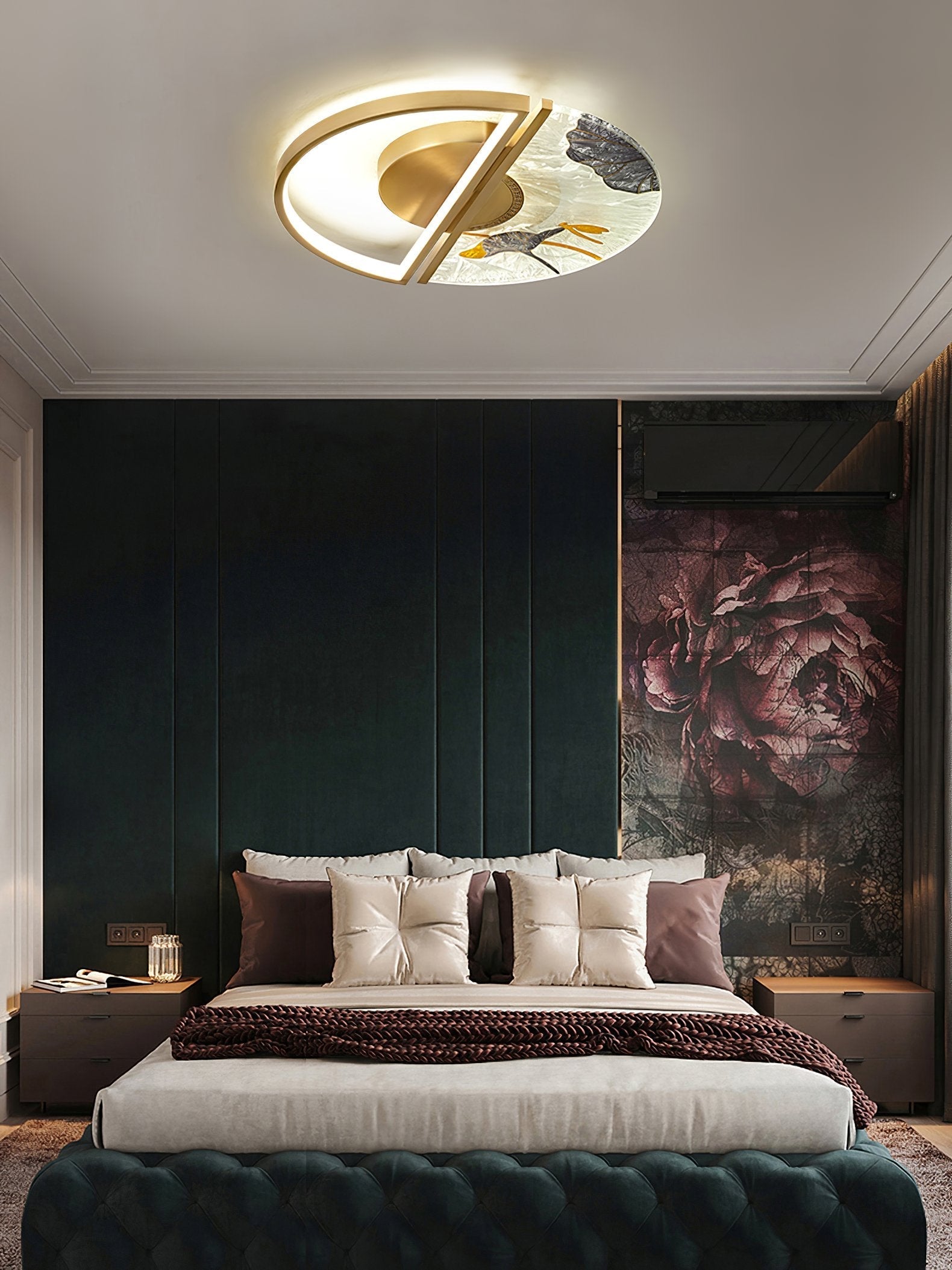 modern-olin-brass-and-enamel-stained-glass-led-flush-mount-ceiling-light