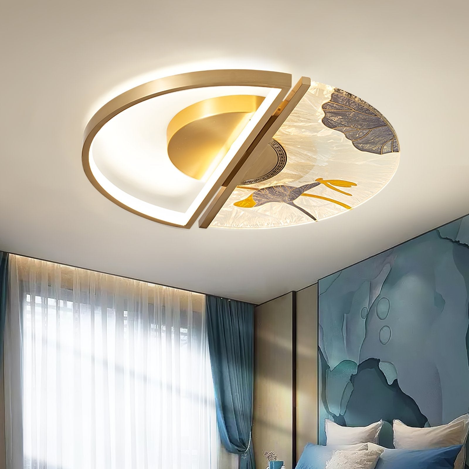 modern-olin-brass-and-enamel-stained-glass-led-flush-mount-ceiling-light