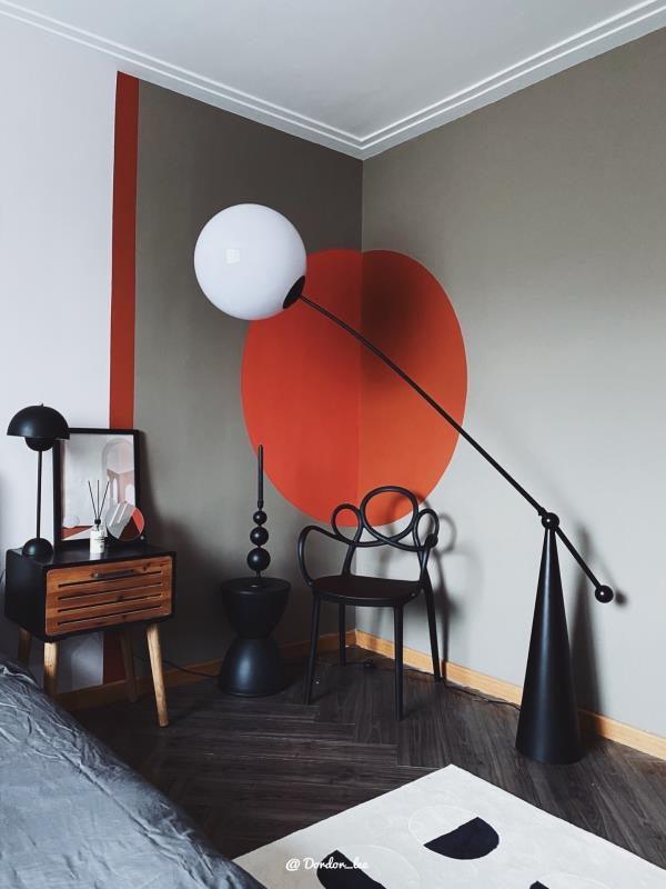 Opal Glass Arc Floor Lamp Modern Ambient Standing Light with Black Metal Finish