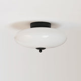 Modern Opal Glass LED Flush Mount Ceiling Lamp for Kitchen and Bathroom