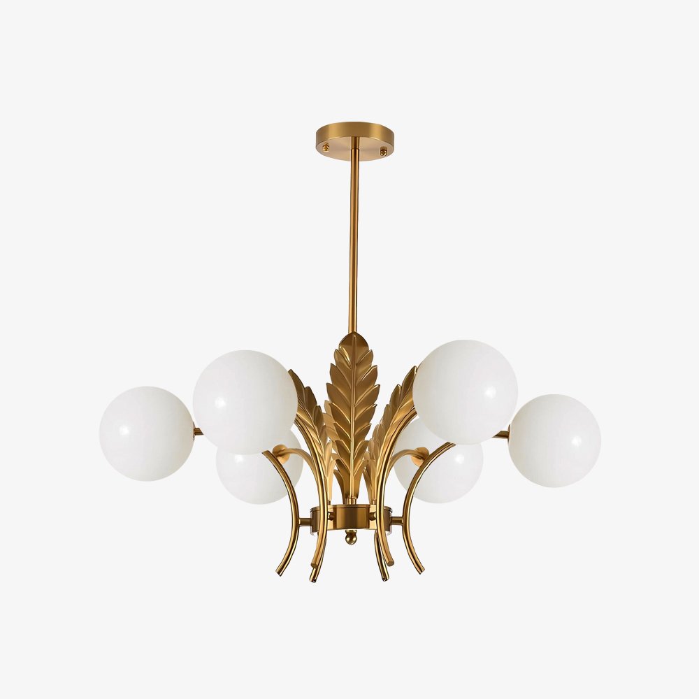 modern-ophelia-glass-globe-chandelier-with-wrought-iron-and-feather-detail-in-antique-gold
