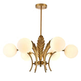 modern-ophelia-glass-globe-chandelier-with-wrought-iron-and-feather-detail-in-antique-gold