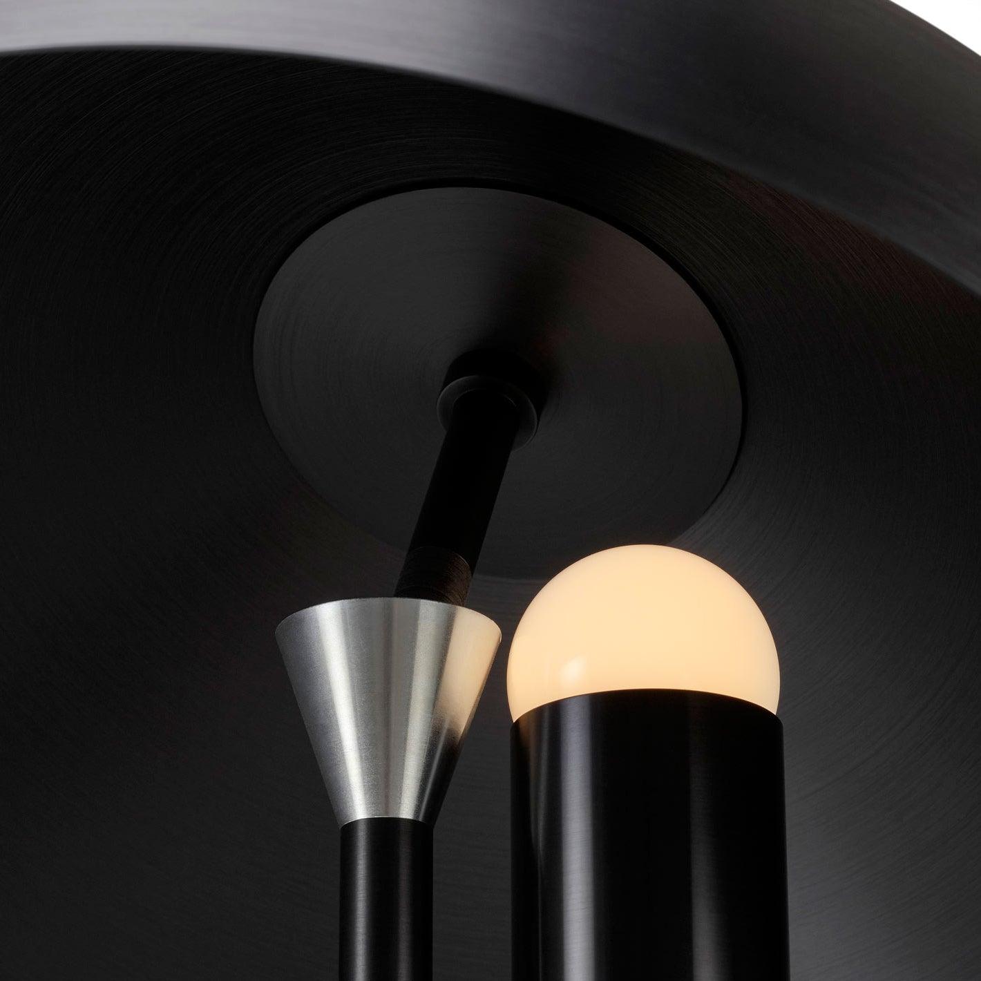 Modern Orbital Rotation Desk Lamp with Magnetic Adjustable Shade and Minimalist Metal Design