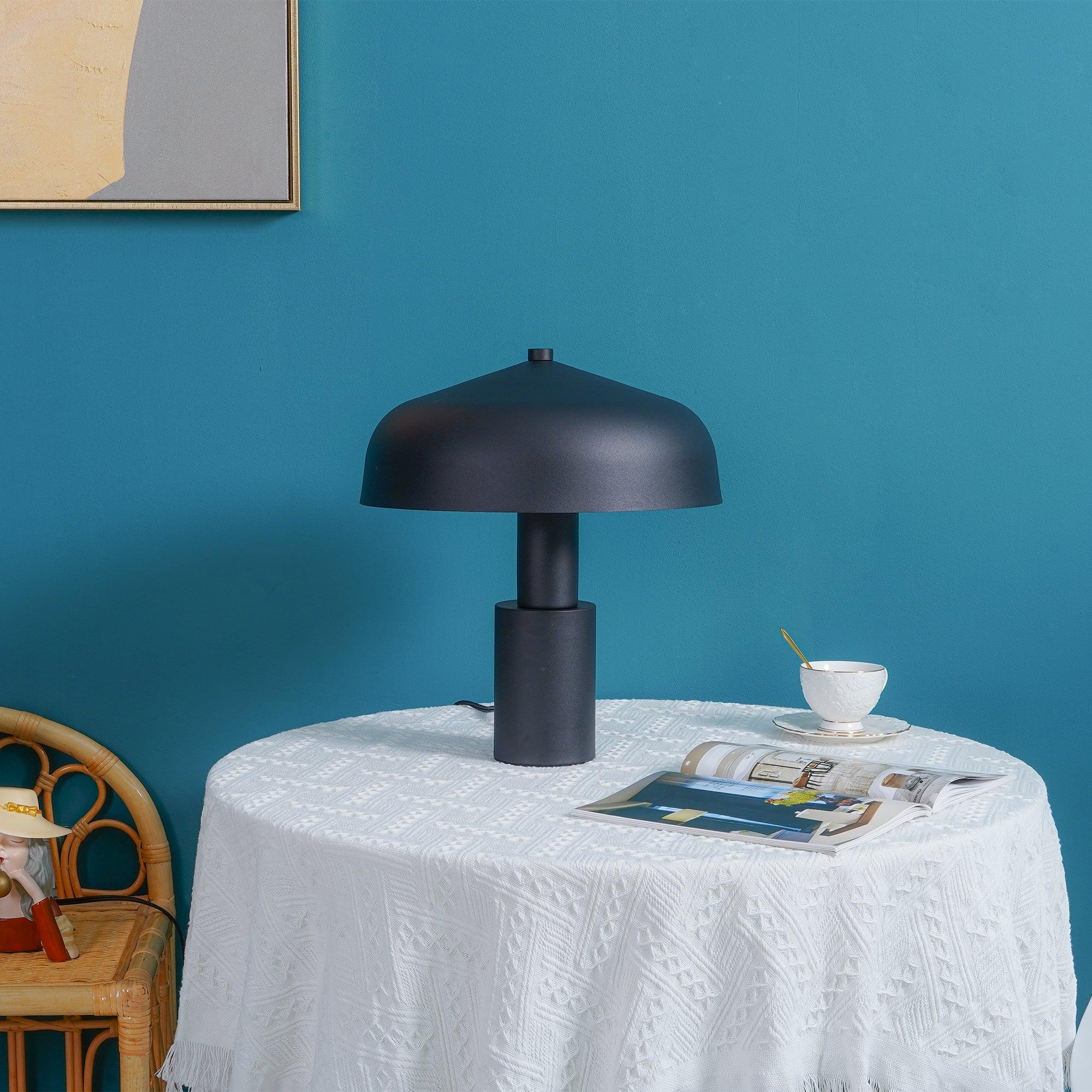 Modern Orbital Rotation Desk Lamp with Magnetic Adjustable Shade and Minimalist Metal Design