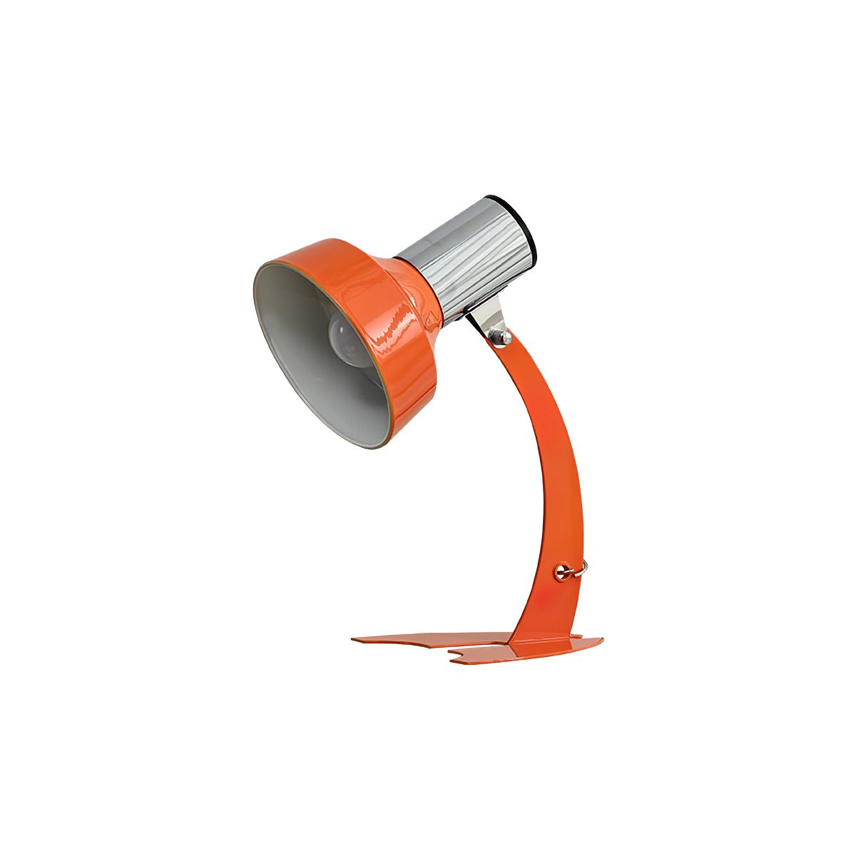 stylish-orange-and-chrome-metal-bedside-lamp-with-vibrant-apple-green-wire