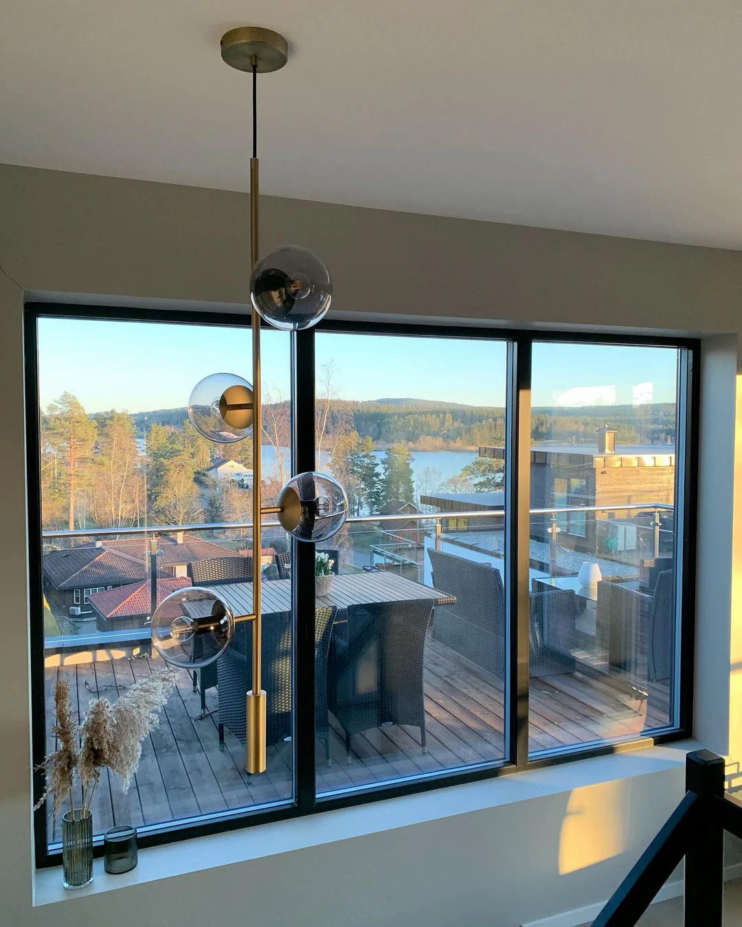 modern-brass-and-glass-sphere-pendant-light-industrial-globe-hanging-chandelier