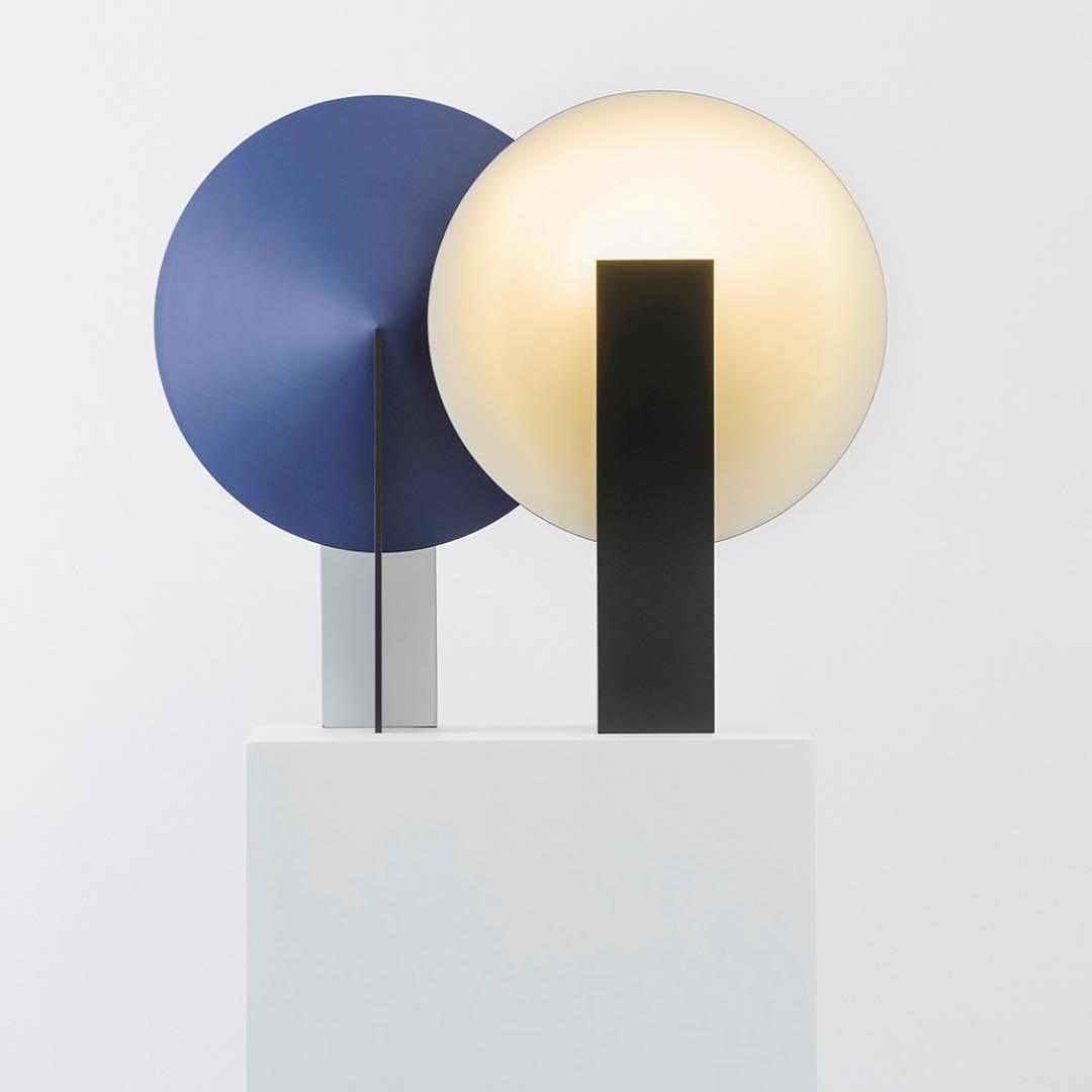 Modern Orbe Indirect Light Table Lamp with Minimalist Conical Design for Indoor Use