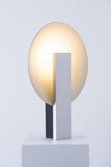 Modern Orbe Indirect Light Table Lamp with Minimalist Conical Design for Indoor Use