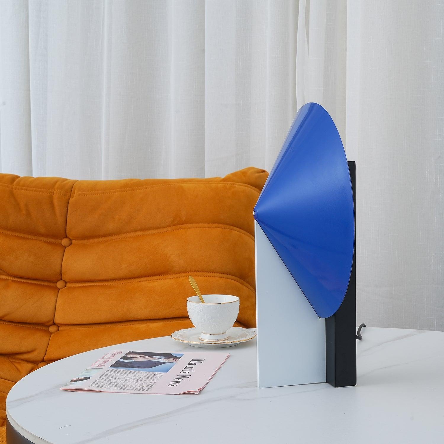 Modern Orbe Indirect Light Table Lamp with Minimalist Conical Design for Indoor Use