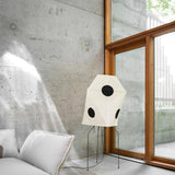 Modern Rice Paper Origami Lantern Floor Lamp Geometric Standing Light for Living Room and Bedroom