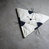 Modern Rice Paper Origami Lantern Floor Lamp Geometric Standing Light for Living Room and Bedroom