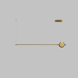 minimalist-led-linear-pendant-light-with-gold-sphere-trim-for-dining-room