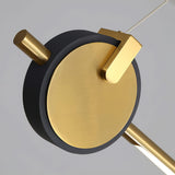 minimalist-led-linear-pendant-light-with-gold-sphere-trim-for-dining-room