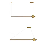minimalist-led-linear-pendant-light-with-gold-sphere-trim-for-dining-room