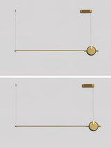 minimalist-led-linear-pendant-light-with-gold-sphere-trim-for-dining-room
