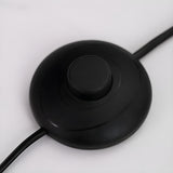 Mid Century Modern Arch Floor Lamp with Glass Dome Shade and Solid Marble Base