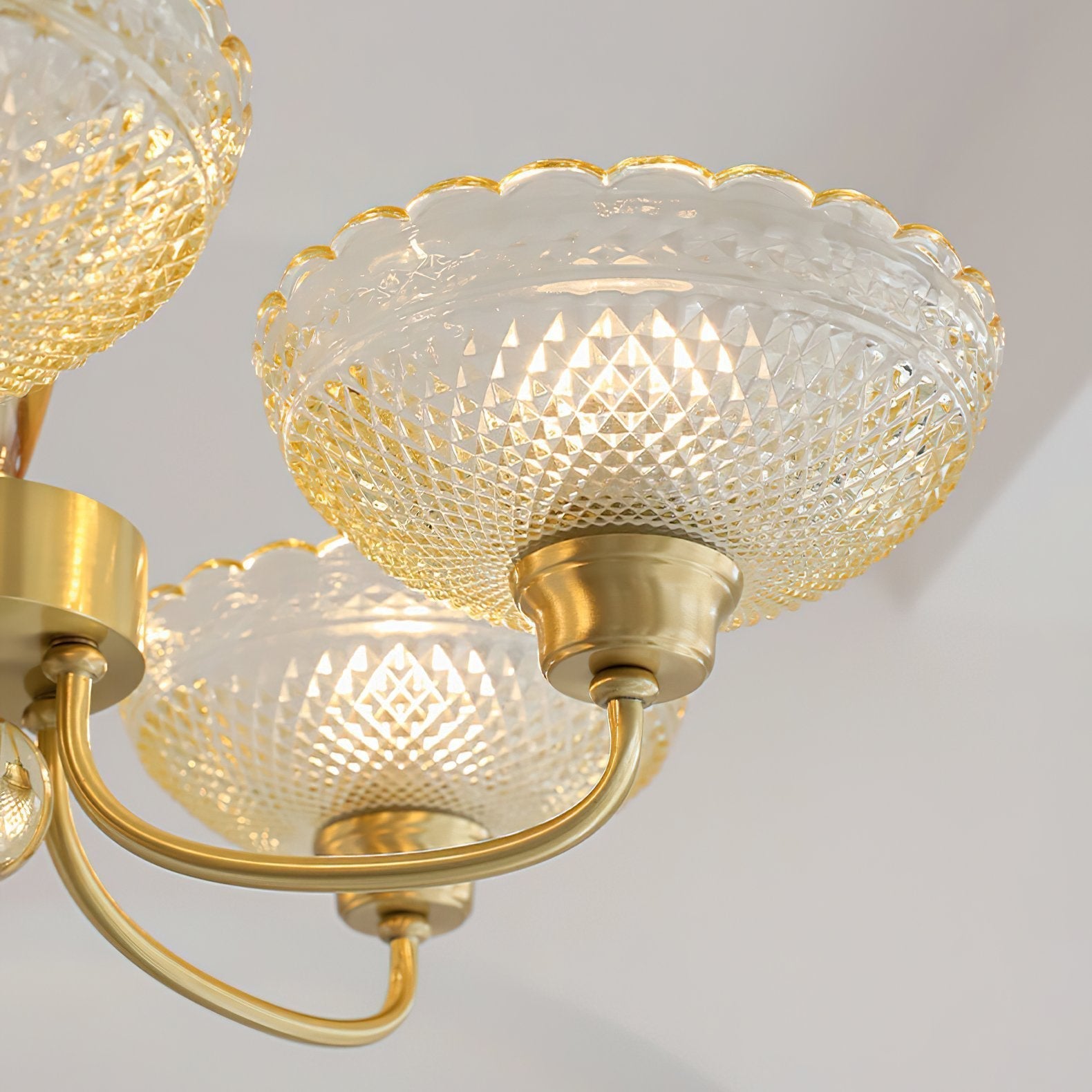 mid-century-scalloped-amber-glass-brass-chandelier-5-arm-pendant-lighting-for-dining-room
