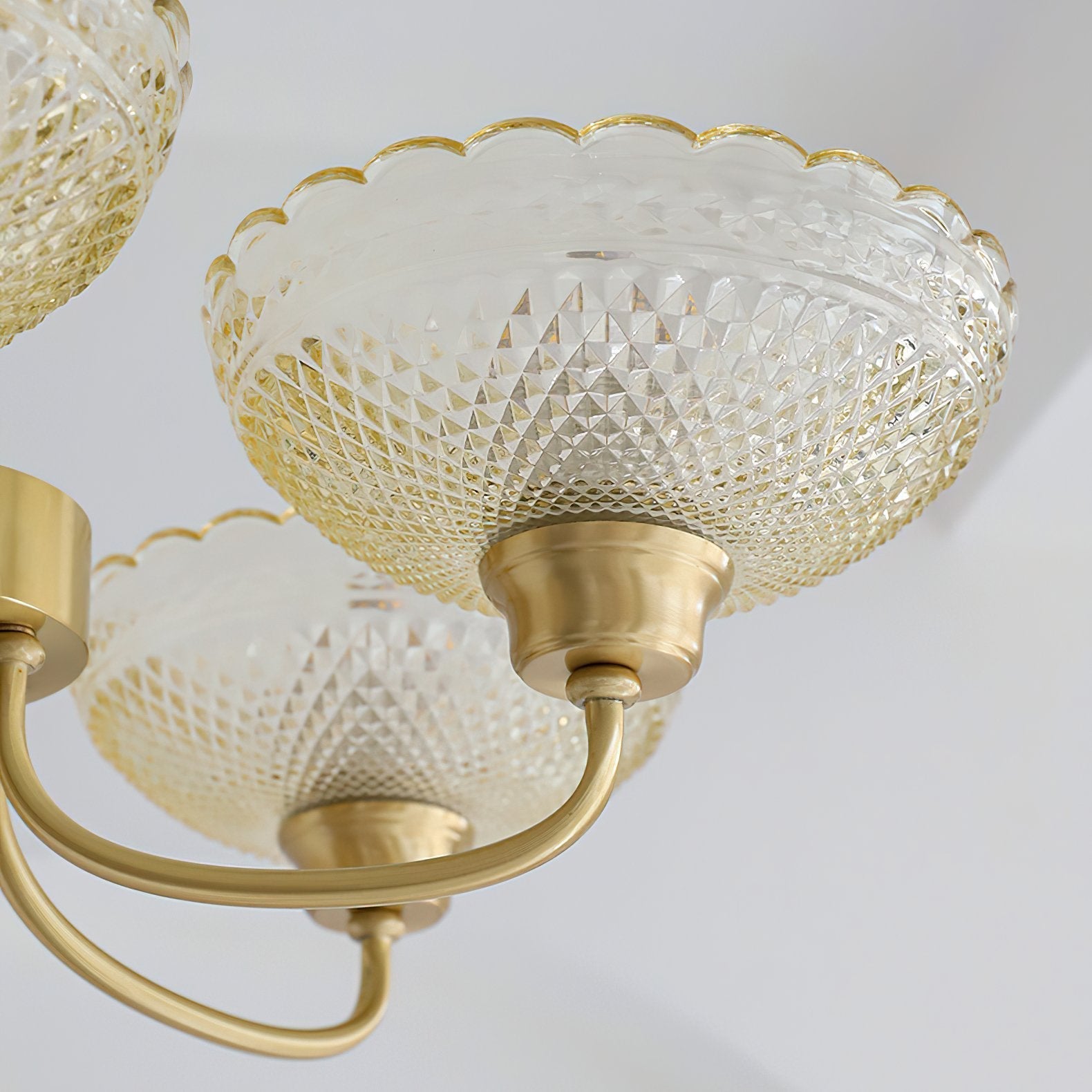 mid-century-scalloped-amber-glass-brass-chandelier-5-arm-pendant-lighting-for-dining-room