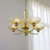 mid-century-scalloped-amber-glass-brass-chandelier-5-arm-pendant-lighting-for-dining-room