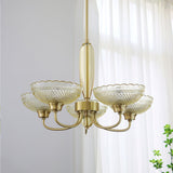 mid-century-scalloped-amber-glass-brass-chandelier-5-arm-pendant-lighting-for-dining-room