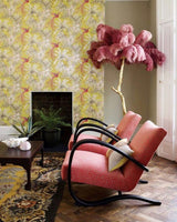 Luxurious Ostrich Feather Floor Lamp with Polished Brass Base Elegant Gold Standing Light for Living Room