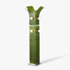 Modern Palm Tree Torchiere Floor Lamp with Acrylic Leaves for Living Room