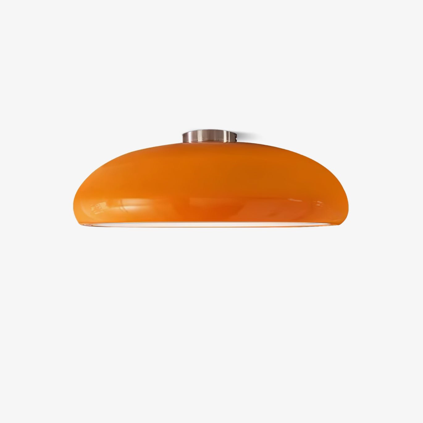 Pangen Modern Dome Ceiling Lamp Large 60cm Flush Mount Fixture for Kitchen Living Room Bedroom