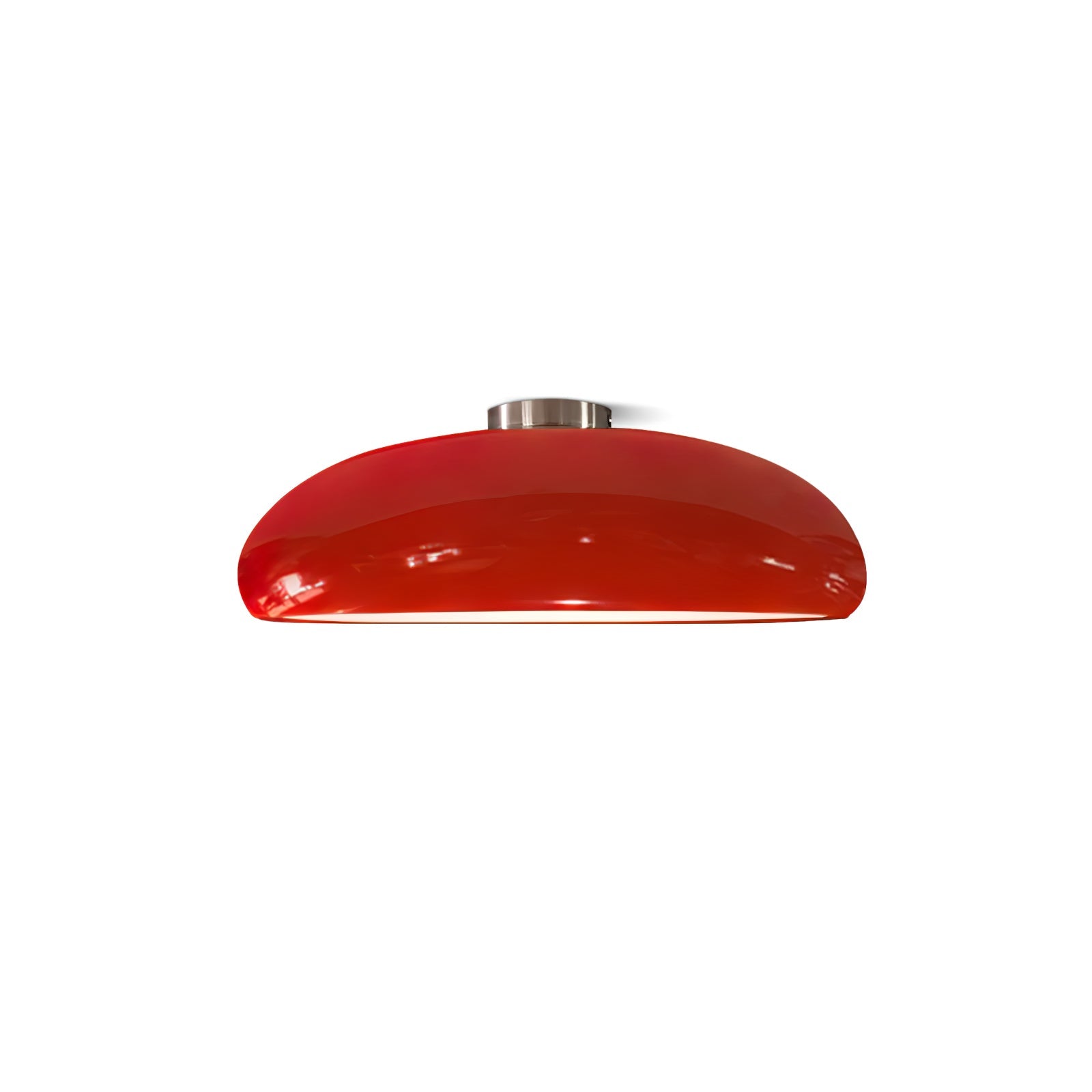 Pangen Modern Dome Ceiling Lamp Large 60cm Flush Mount Fixture for Kitchen Living Room Bedroom