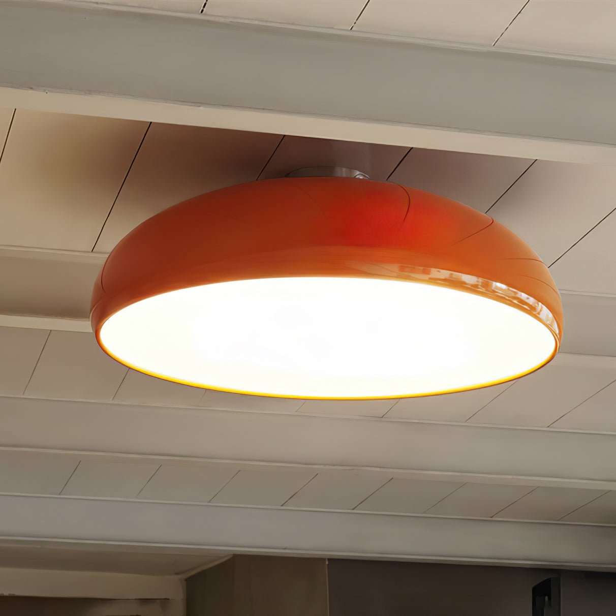 Pangen Modern Dome Ceiling Lamp Large 60cm Flush Mount Fixture for Kitchen Living Room Bedroom