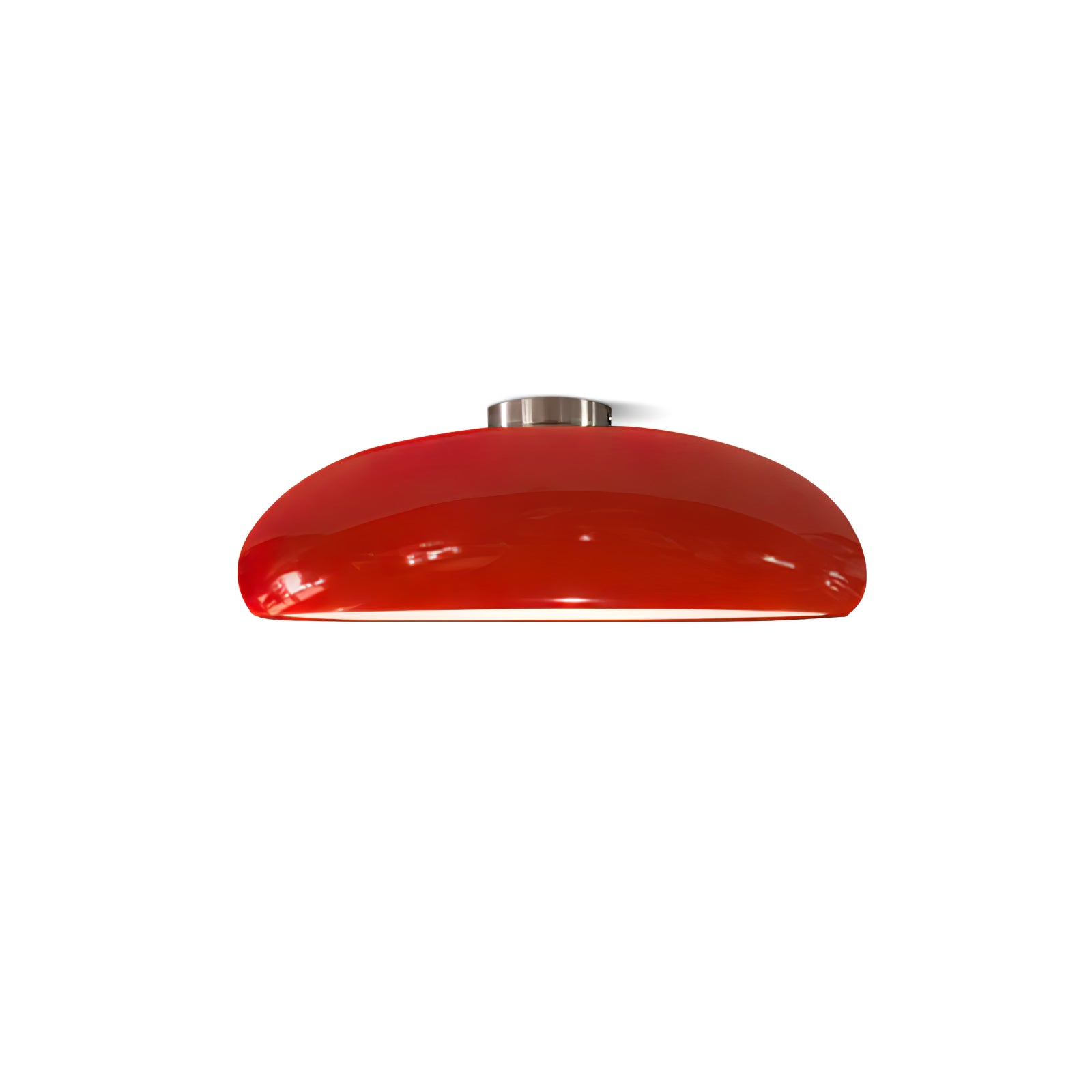 Pangen Modern Dome Ceiling Lamp Large 60cm Flush Mount Fixture for Kitchen Living Room Bedroom