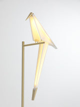 Modern Origami Bird LED Table Lamp Creative Paper Crane Nightstand Light