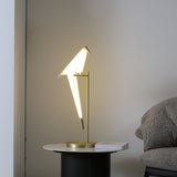 Modern Origami Bird LED Table Lamp Creative Paper Crane Nightstand Light