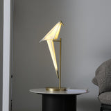 Modern Origami Bird LED Table Lamp Creative Paper Crane Nightstand Light