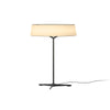 Modern Minimalist Dama Lantern Accent Table Lamp with Parchment Shade and Tripod Metal Base