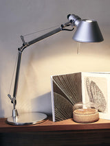 Modern Adjustable Aluminum Swing Arm Desk Lamp with Conical Shade for Task Lighting and Home Office