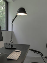 Modern Adjustable Aluminum Swing Arm Desk Lamp with Conical Shade for Task Lighting and Home Office