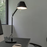 Modern Adjustable Aluminum Swing Arm Desk Lamp with Conical Shade for Task Lighting and Home Office