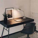 Modern Adjustable Aluminum Swing Arm Desk Lamp with Conical Shade for Task Lighting and Home Office
