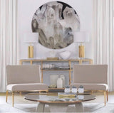 Elegant Parker Gold Side Table Lamp with White Fabric Shade for Modern Home Lighting