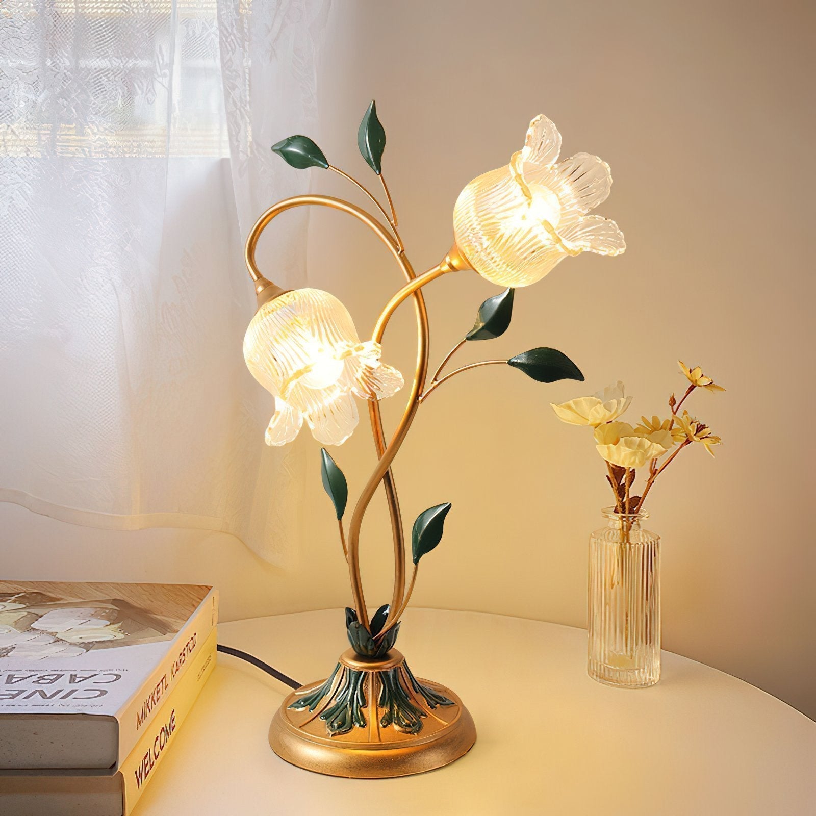 vintage-pastoral-floral-table-lamp-with-glass-flower-shades-and-crystal-accents