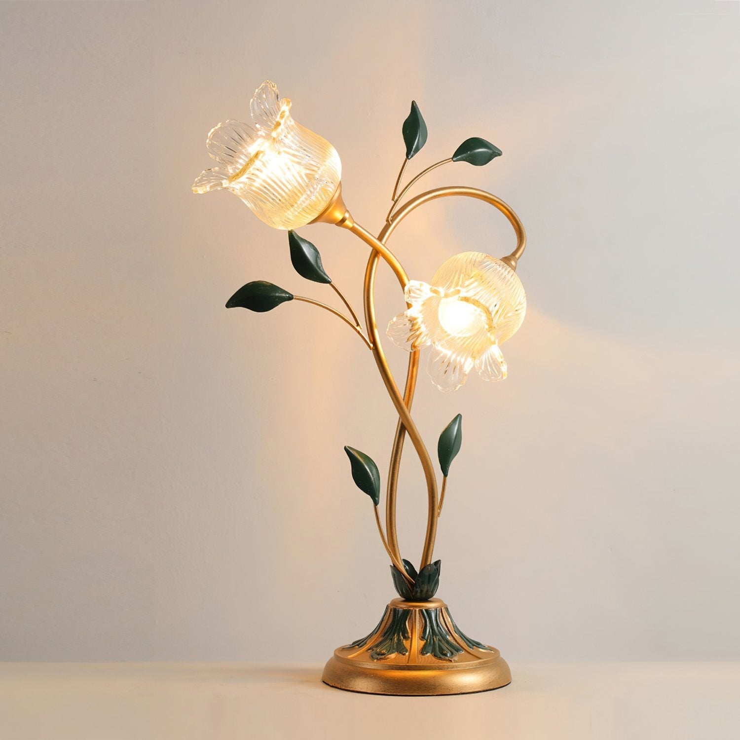 vintage-pastoral-floral-table-lamp-with-glass-flower-shades-and-crystal-accents